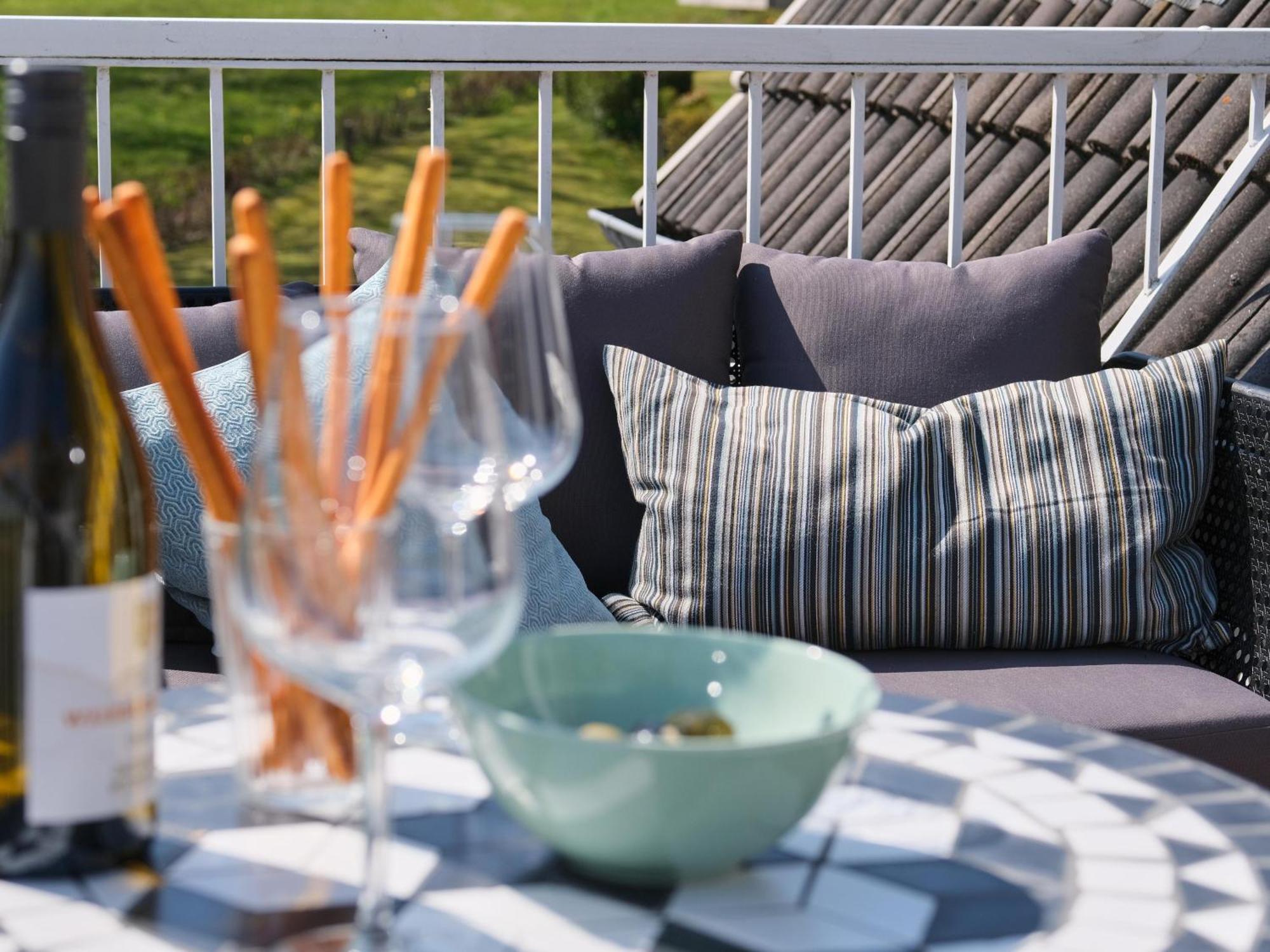 Ostsee, Wunderschoene Wohnung Mit Meerblick Harrislee Bagian luar foto